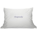 Rhapsody Wrap Bed Pillows: Grey Duck Down- Standard: 20x26
